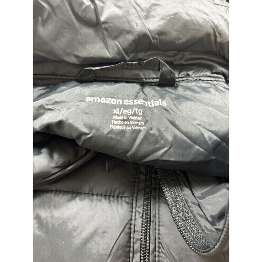 Amazon Essentials Packable Puffer Coat Jacket Bla… - image 2